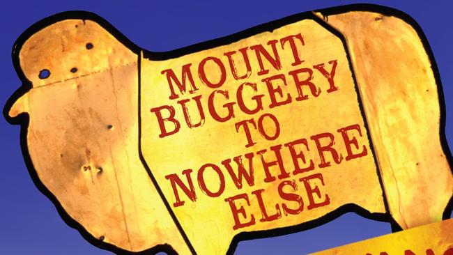 Book Cover. Mount Buggery to Nowhere else by Eamon Evans. Hachette