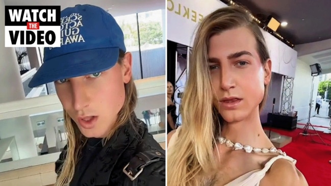 Christian Wilkins stuns in Logies TikTok transition