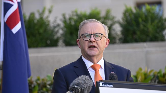 Prime Minister Anthony Albanese in Canberra. Picture: NewsWire / Martin Ollman