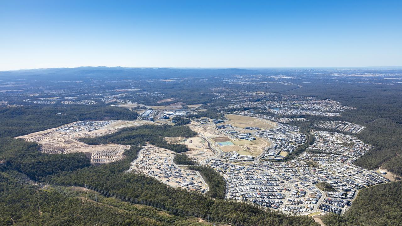 Aerial photos of Springfield taken in 2018. It has experienced significant growth since then with Greater Springfield set to be home to 80,000 by 2030.