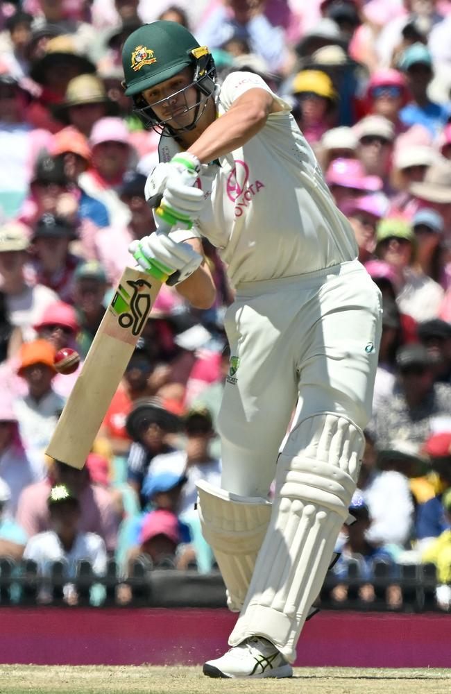 Sam Konstas made an instant impression in his debut Test series. Picture: AFP