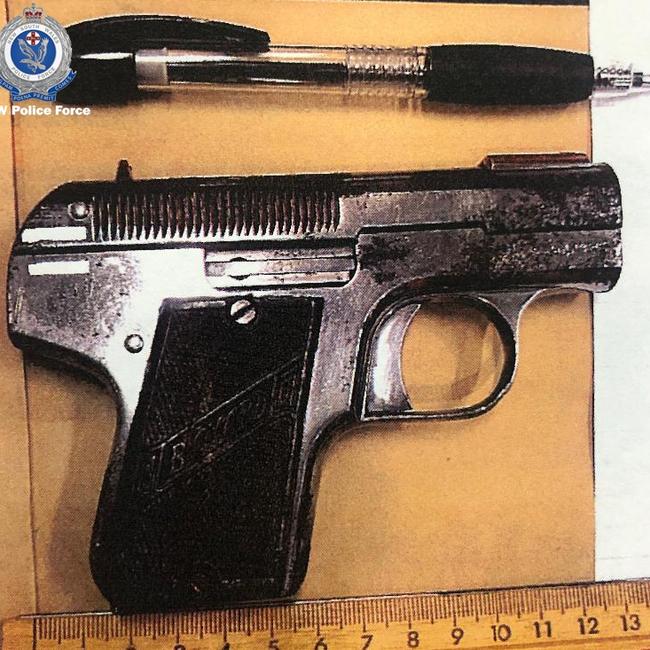 The gun found in the car has lead to two arrests.