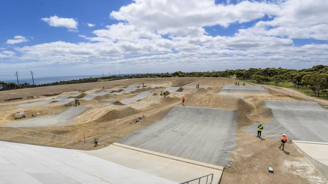 The track is set to open at the start of 2022. Picture Roy VanDerVegt