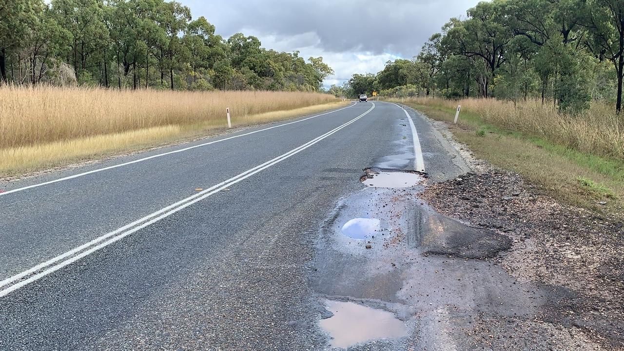 We're working hard to inspect and repair potholes on the Bruce Highway between St Lawrence and Gin Gin due to heavy rainfall that has impacted road networks in Central Queensland. Picture Transport and Main Roads Queensland