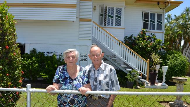 Joan and Kevin Ollett. Joan says she nearly passed out when she saw the size of the increase in their Suncorp insurance bill.