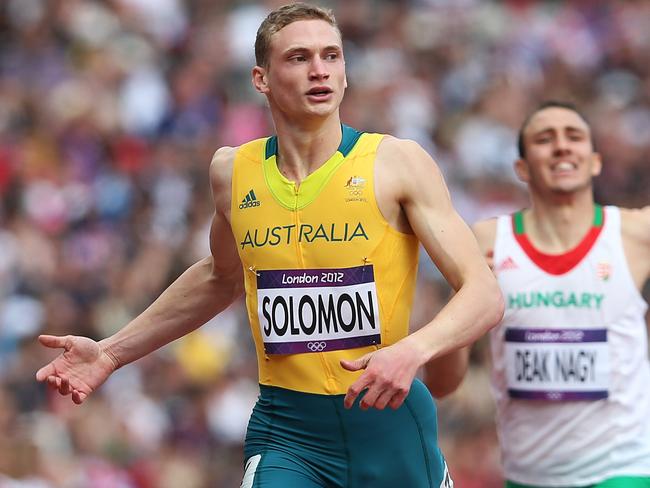 Steve Solomon made the 400m final in London.