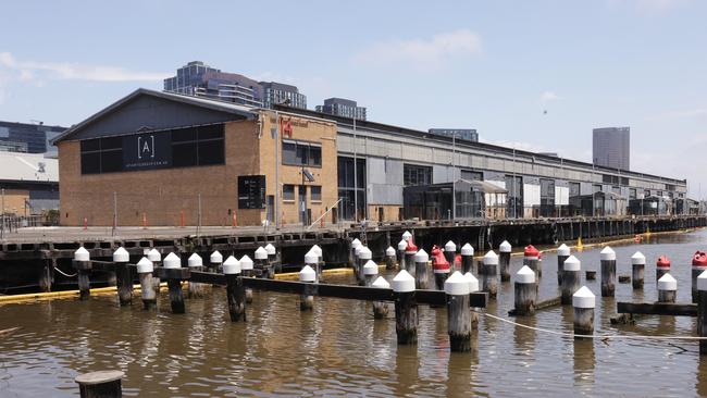 Docklands derelict Central Pier may also be brought back to life. Picture: Ian Currie