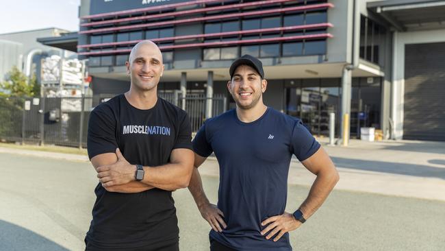 Muscle Nation founders Nathaniel Anthony and Chris Anastasi.