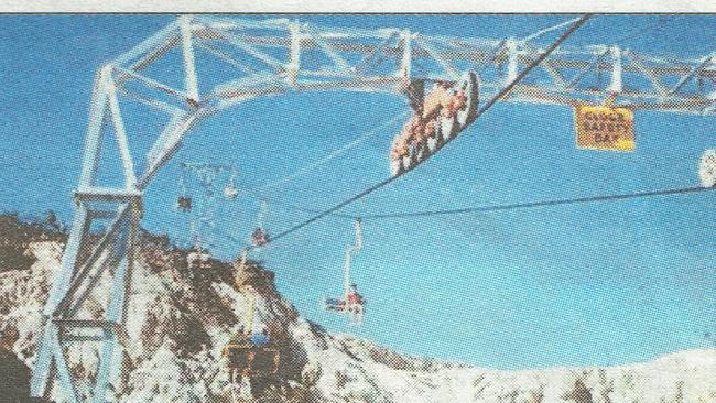 The Magic Mountain chairlift was hugely popular.