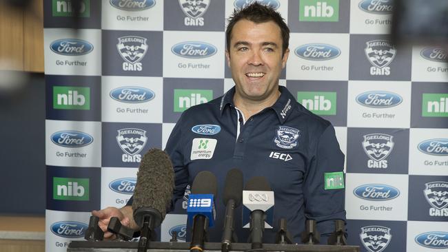 Chris Scott has a phenomenal winning record at Geelong. Picture: Nathan Dyer