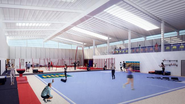 A $4m upgrade of the Paul Murray Recreation Centre is anticipated to be completed early next year. Picture: City Collective