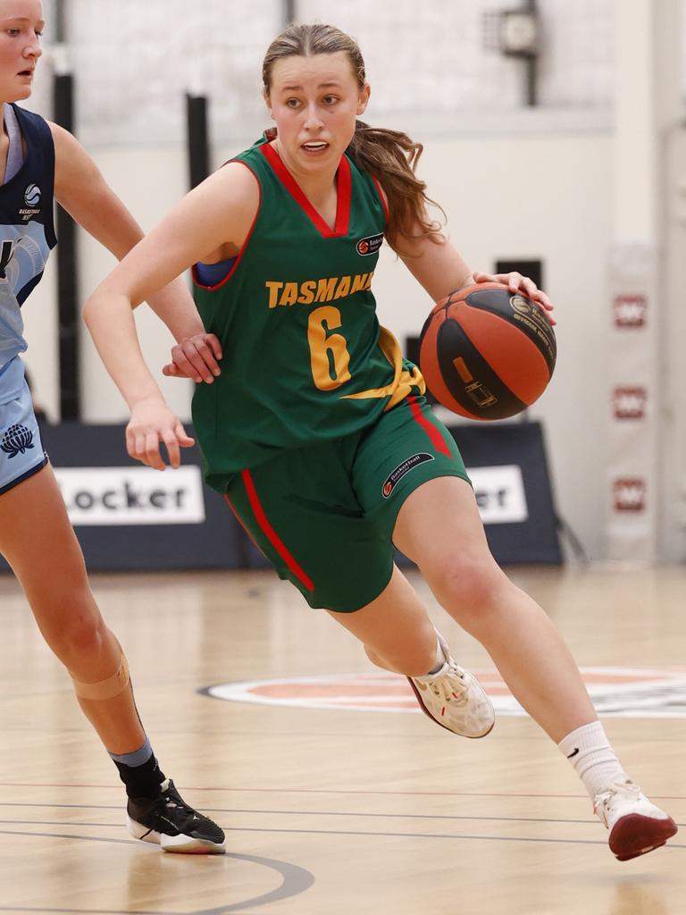 Tasmania's Portia Chopping. Picture: Michael Farnell/Sports Imagery Australia