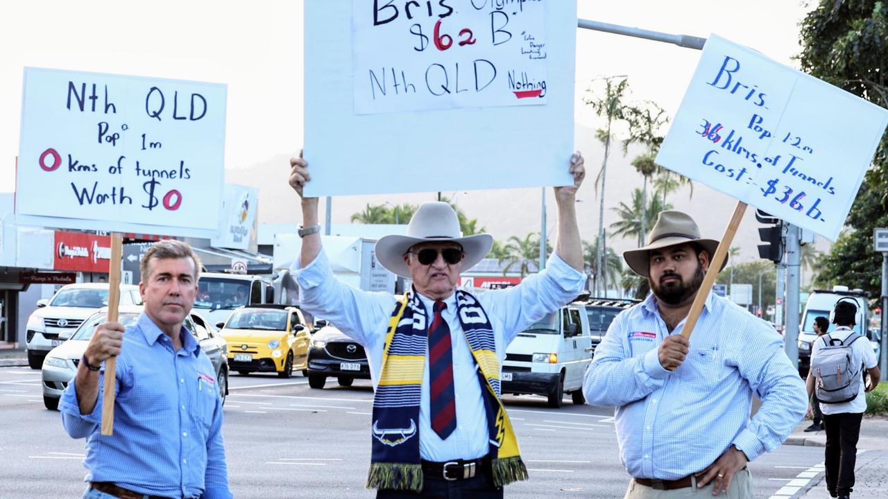 ‘They did the backdoor entry’: Olympic protestors target Cairns