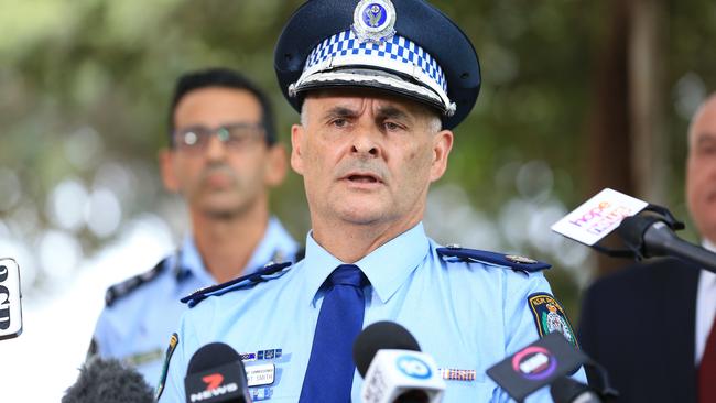 State crime commander Stuart Smith said police were cracking down on suspected fraud. Picture: NCA NewsWire / Christian Gilles