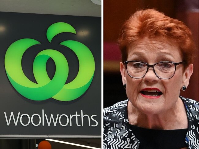 Woolworths has responded to harsh criticism levelled by One Nation senator Pauline Hanson over the stocking of RSL Australia’s limited-edition Anzac biscuit tins.