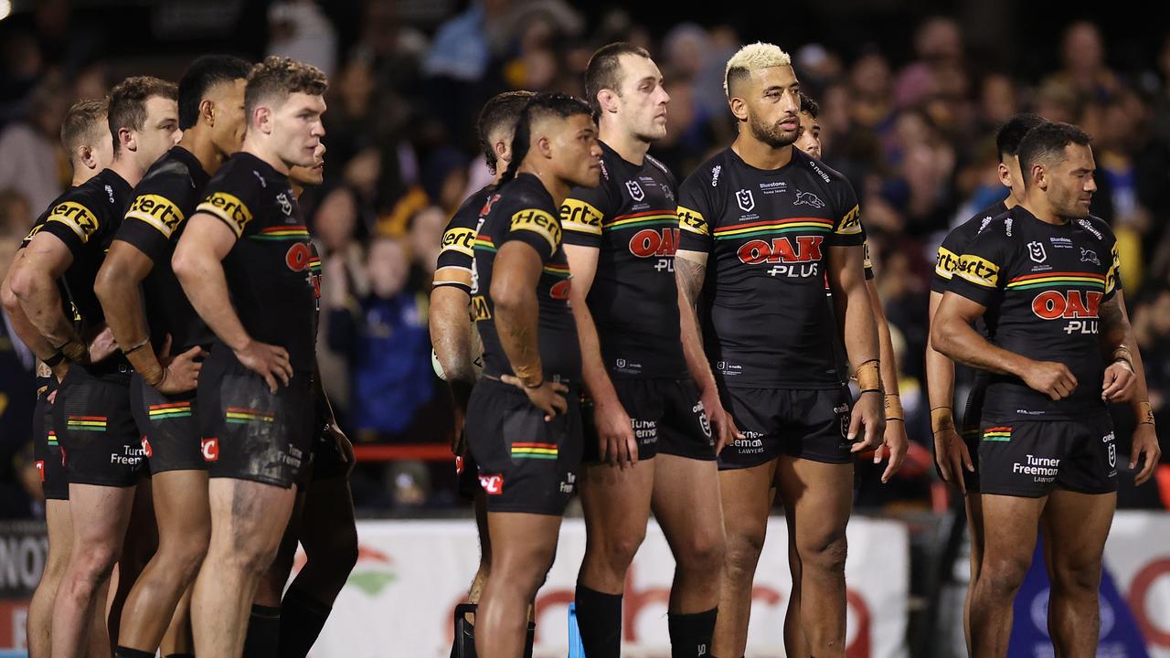 The Panthers had won their first eight games but the Eels ensured the streak wouldn’t stretch to nine. (Photo by Cameron Spencer/Getty Images)