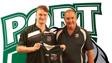 Ed Faulkner (left). Picture: Port Football Club