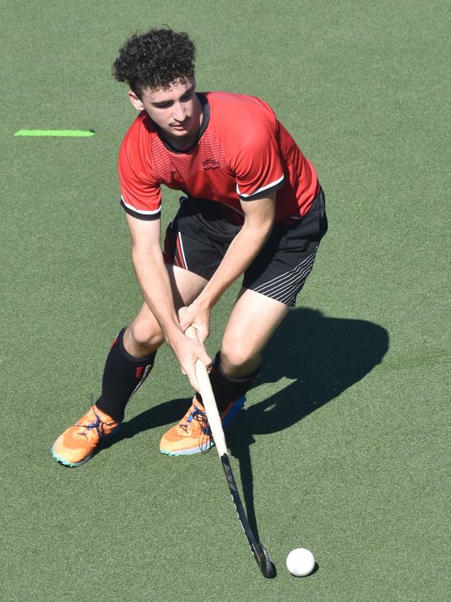 Division 2, Rockhampton versus Toowoomba at the Hockey Queensland under-18 menâ€™s state championships in Rockhampton from April 25 to 28, 2024.