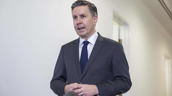 Health Minister Mark Butler says he is “terrified” about the low number of medical graduates choosing to work in the sector. Picture: NCA NewsWire / Gary Ramage