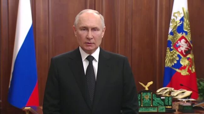 Putin calls Wagner mutiny ‘treason’ in TV address