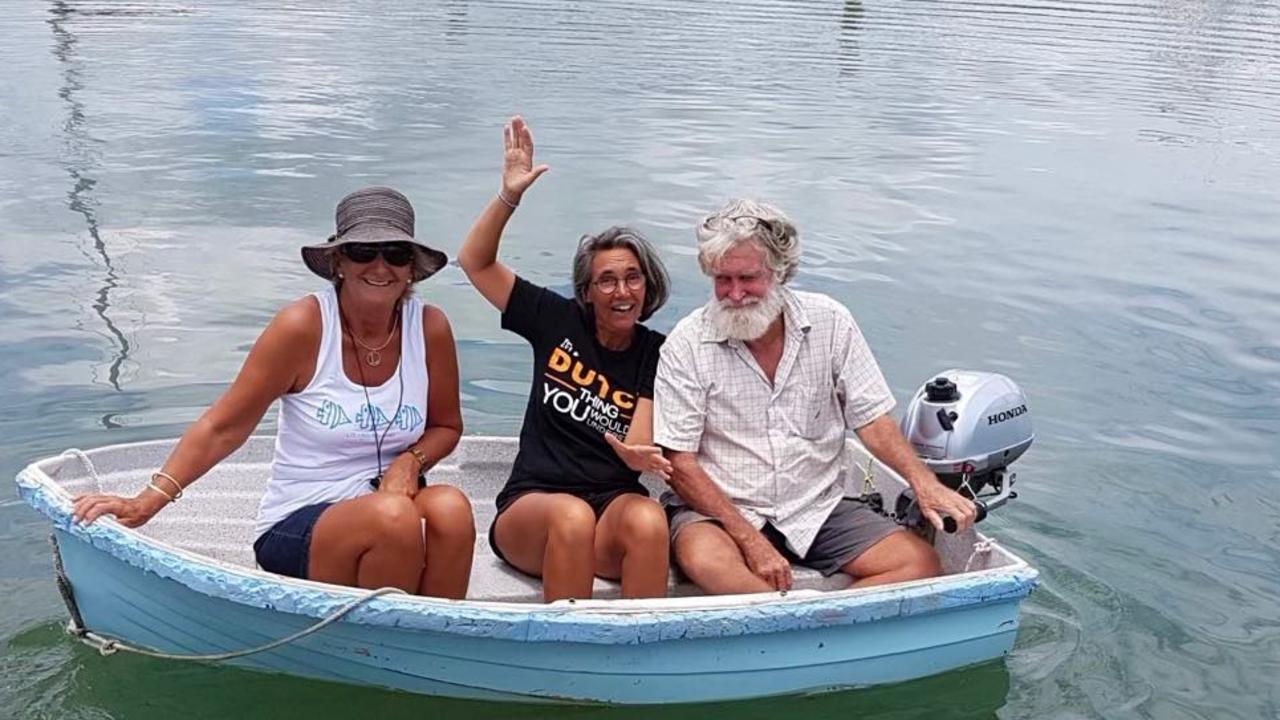 Former commodore of the Cairns Cruising Yacht Squadron Andrew Heard and partner Erica Lang.