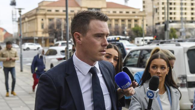 Former Olympic cyclist Rohan Dennis will be sentenced at District Court in Adelaide on Wednesday. Picture: NewsWire / Roy VanDerVegt
