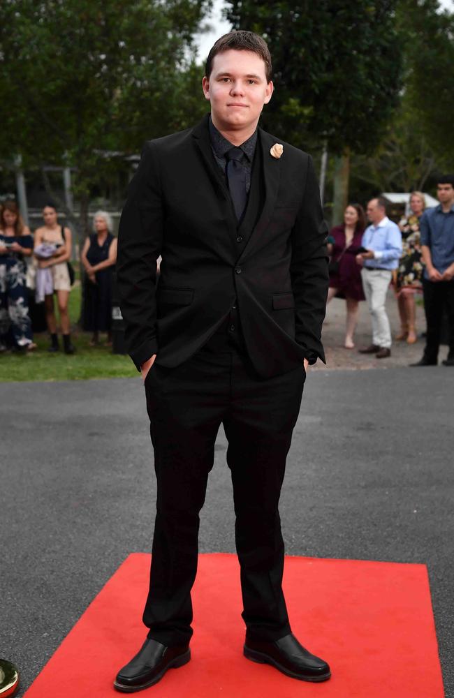 Tylah Cook at Nambour State College School Formal. Picture: Patrick Woods.