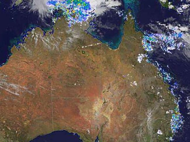National radar image of Australia. 8pm 4 May 2025. Picture: BOM