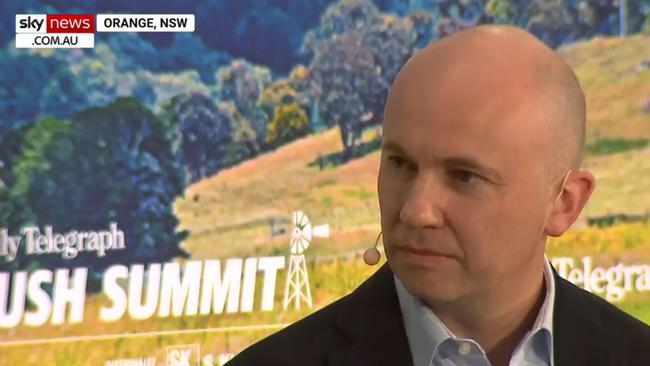 Climate Change Authority chair Matt Kean during the Bush Summit on Thursday. Picture: Sky News