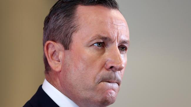 WA Premier Mark McGowan. Picture: Colin Murty The Australian