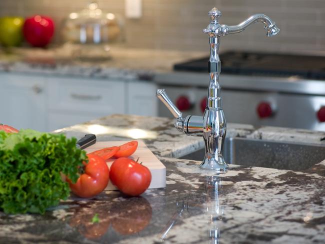 Interior of modern luxury kitchen in North American private residence.  Picture: istock