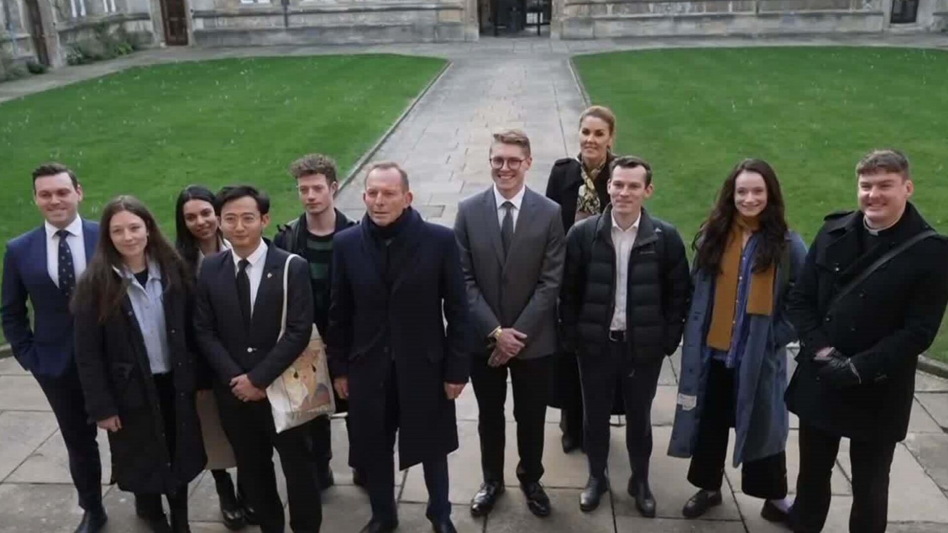 Tony Abbott visits Oxford University to meet students ready to ‘defend Western civilisation’