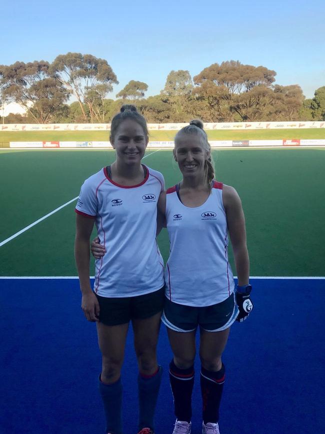 Emma de Broughe and Hattie Shand have been selected in the Hockey Australia women's under-21 national squad.