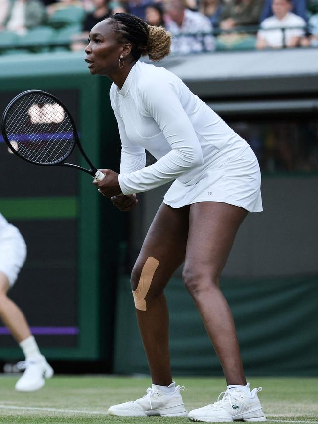 Venus Williams in action at Wimbledon. Picture: Adrian Dennis/AFP