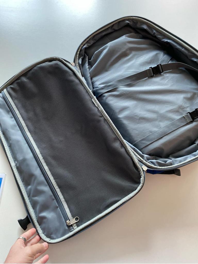 Amazon Basics Carry-On Travel Backpack. Picture: Troy Nankervis