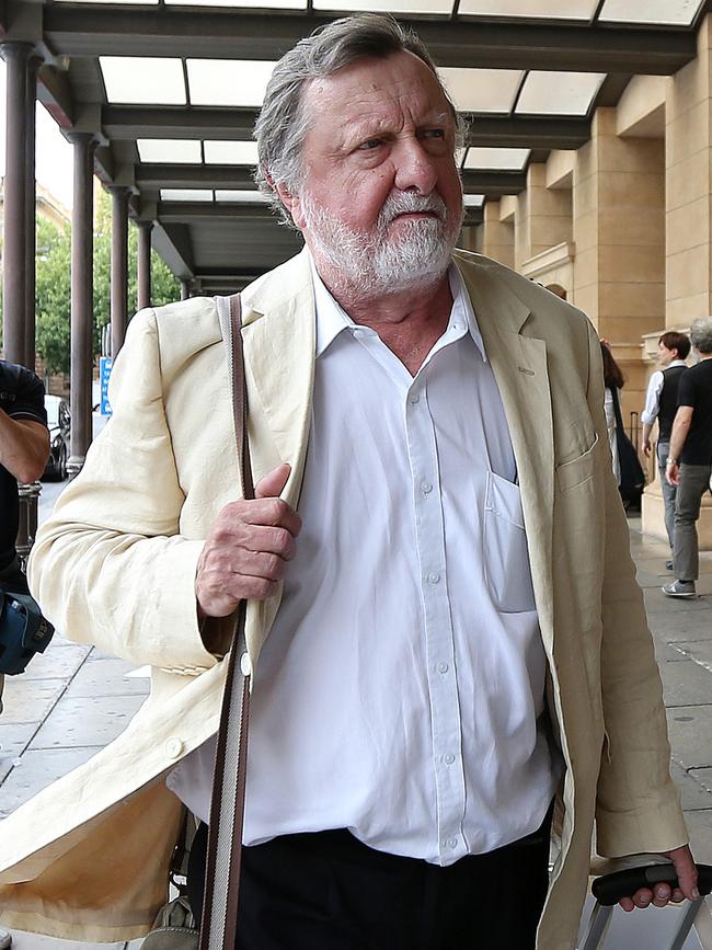 Bill Boucaut QC outside the District Court. Picture: Dylan Coker