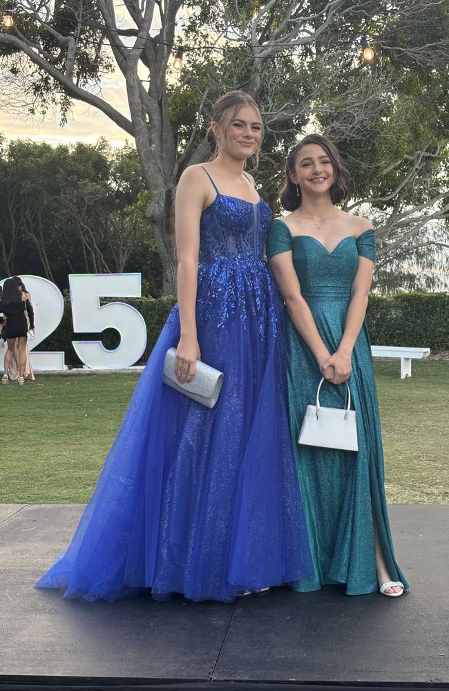 The students of Hervey Bay State High School celebrating their formal.