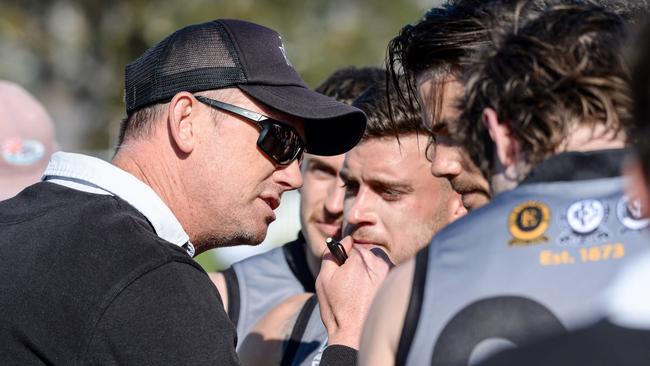 Port District coach Simon Maddern will step down at the end of the season. Picture: Brenton Edwards