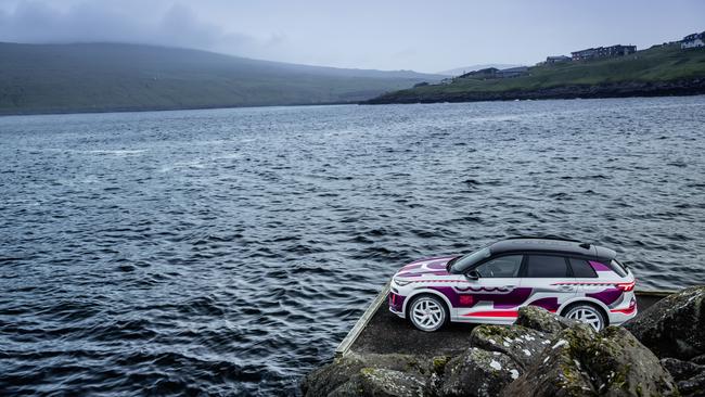 Audi Q6 etron comes up trumps while being tested at different locations