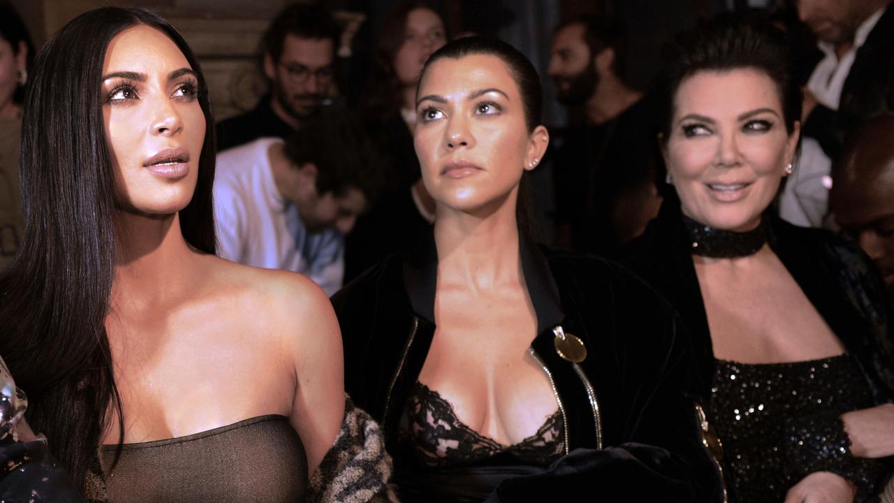 Kris Jenner, far right, is reportedly worried over the potential damage the expose could have on the Kardashian-Jenner brand she’s spent years building. Picture: AFP/Alain Jocard