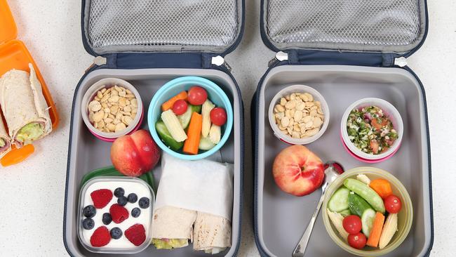 Lunch boxes are not a competition and shouldn’t put pressure on parents to be perfect. Picture: Richard Dobson