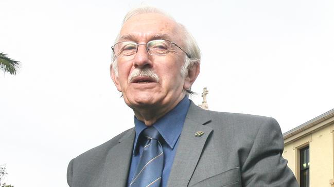 eddies05a: Brother Ted Magee returned to St Edmund's College after fifty years as a Christian Brothers.Photo: Rob Williams MA0510WJ