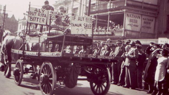 University of Adelaide Prosh Day parade in the 1950s.