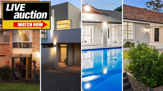 Watch Live: Brisbane house auctions