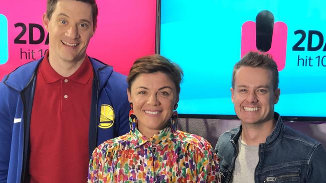 Tension: hosts Ed Kavalee, Em Rusciano and Grant Denyer.