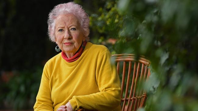 Mary Kolusniewski in her garden at Goodwood. Picture: Tom Huntley.