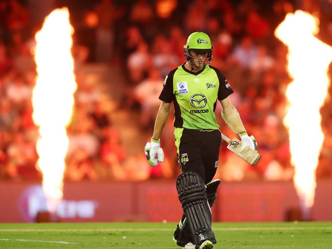 Baxter Holt playing for Sydney Thunder. Picture: Michael Dodge/Getty Images