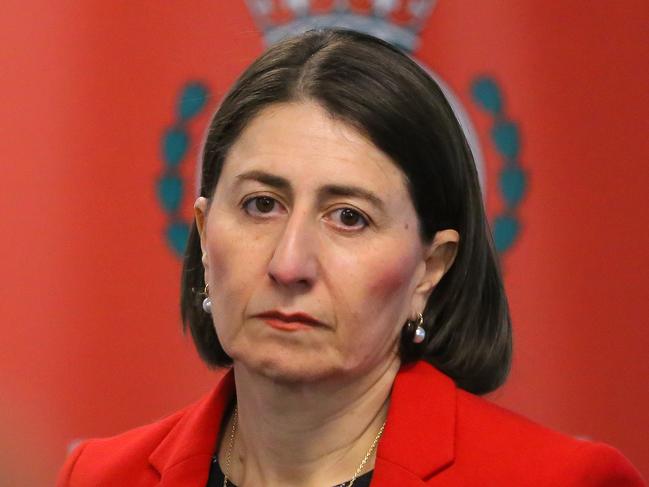 SYDNEY, AUSTRALIA - NewsWire Photos AUGUST 26, 2020:  NSW Premier Gladys Berejiklian during a press conference in Sydney. Picture: NCA NewsWire / Steven Saphore