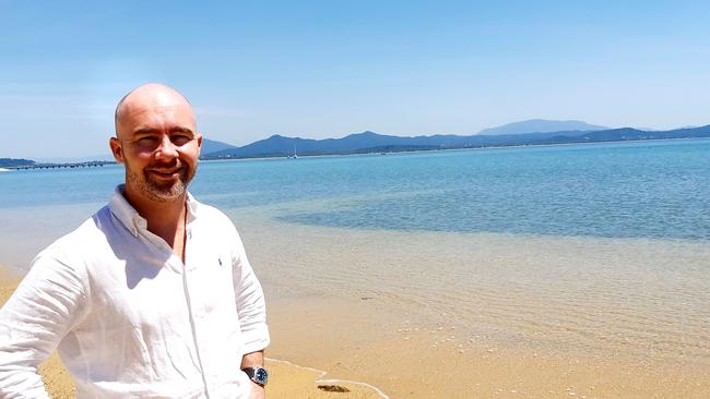 Mayfair 101 founder James Mawhinney at Mission Beach: All up 122 Mission Beach properties worth $108.4m were exchanged with deposits of $7.49m paid by Mayfair.