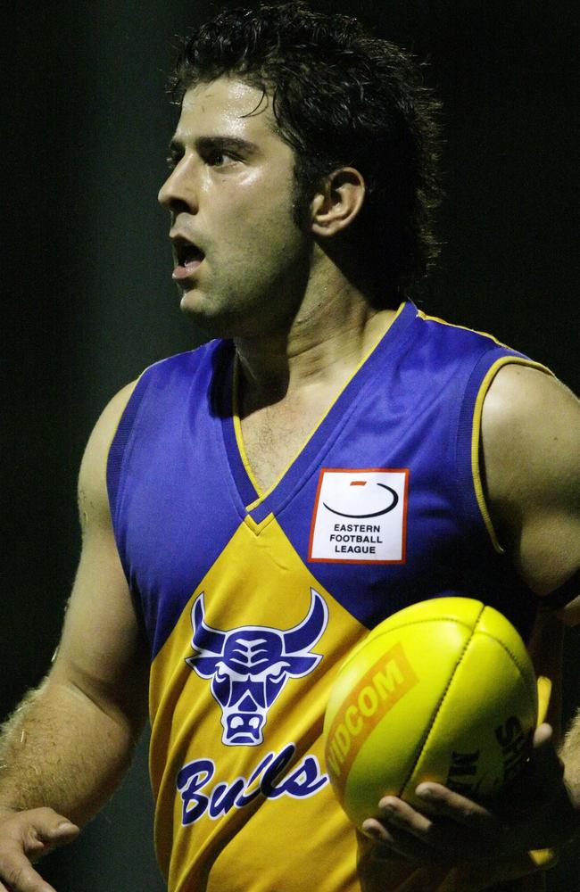 Dave Velardo in the Noble Park jumper in 2008.